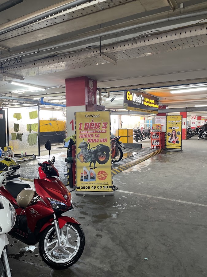 Chuỗi vệ sinh xe, mũ bảo hiểm GoWash Đồng Nai