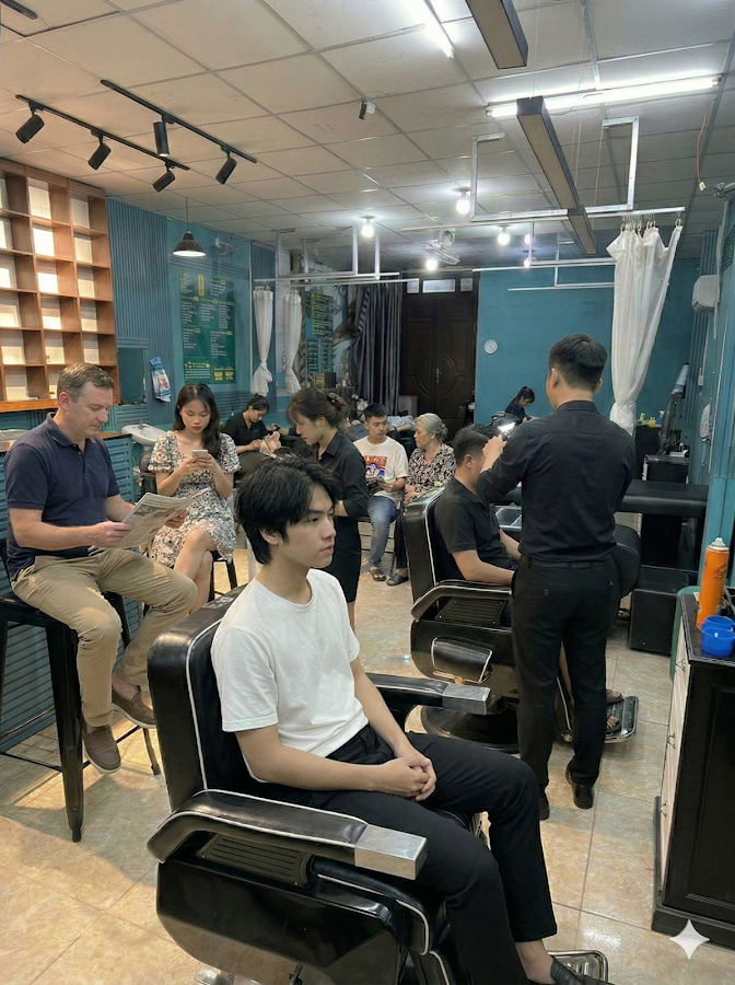 combo N - Cắt Tóc Nam - Lấy Ráy Tai - Gội Đầu , 3F Trần Văn Xã