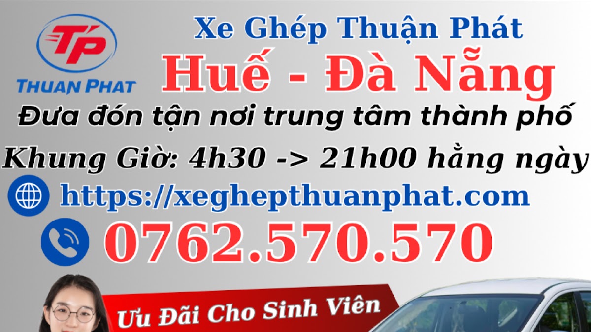 Xe ghép Huế Đà Nẵng Hội An