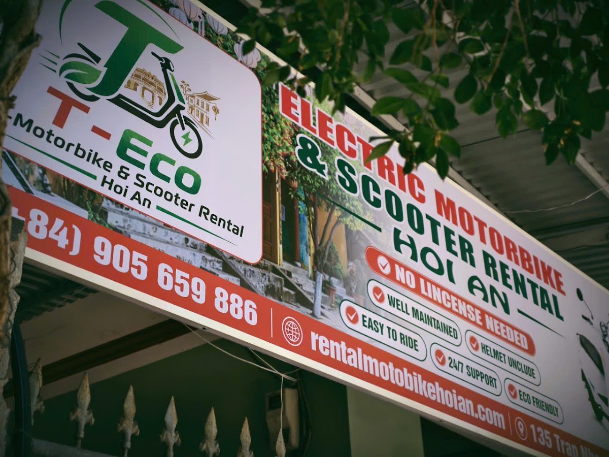 Cho thuê xe máy điện - Electric Scooter Rental Hoi An - 호이안 전기 오토바이 대여 서비스