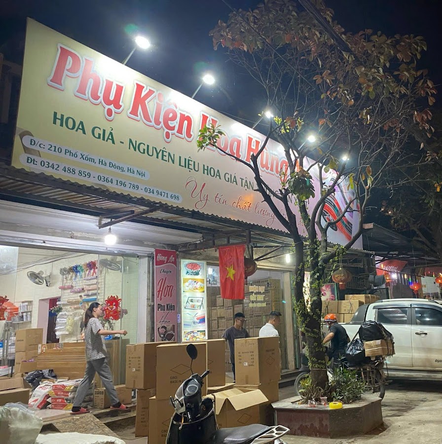 Tổng kho phụ kiện hoa giả Hùng An