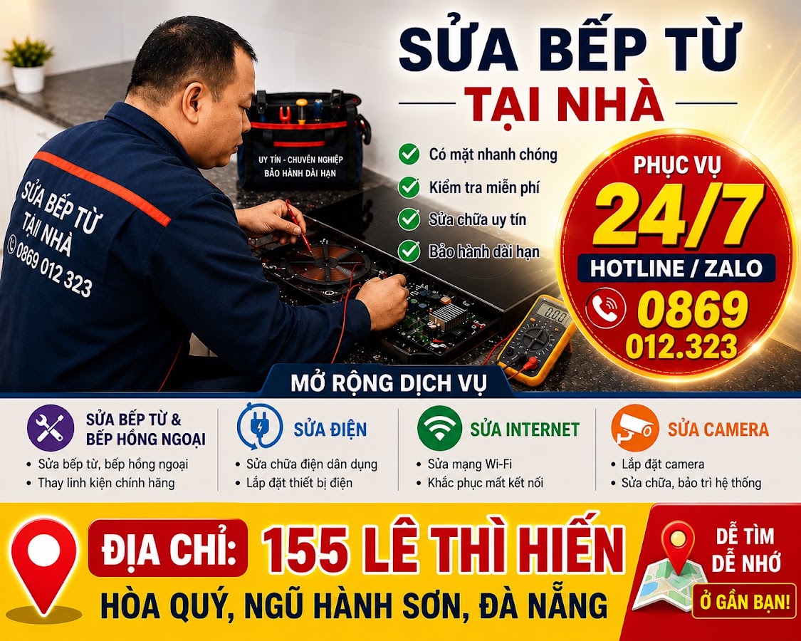 Sửa bếp từ, bếp hồng ngoại