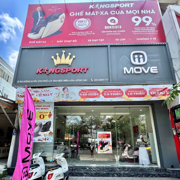 Ghế Massage, Máy Chạy Bộ KingSport Đồng Khởi - Biên Hòa