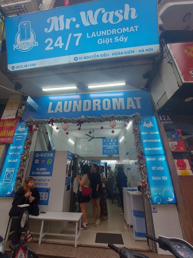 MR WASH 2 - LAUNDROMAT 24/7- FULL SERVICE & SELF SERVICE - GIẶT SẤY TỰ ĐỘNG