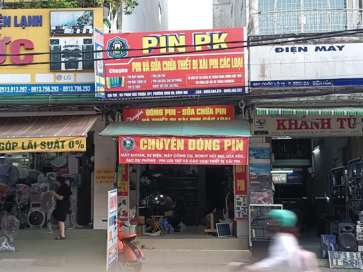 Pin PK - Chuyên đóng pin máy khoan, xe điện . Đóng , sửa chữa các thiết bị dùng pin ....