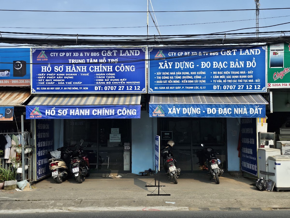 CTY G&T LAND chuyên ĐO ĐẠC NHÀ ĐẤT - HỒ SƠ HÀNH CHÍNH CÔNG - PHOTOCOPY