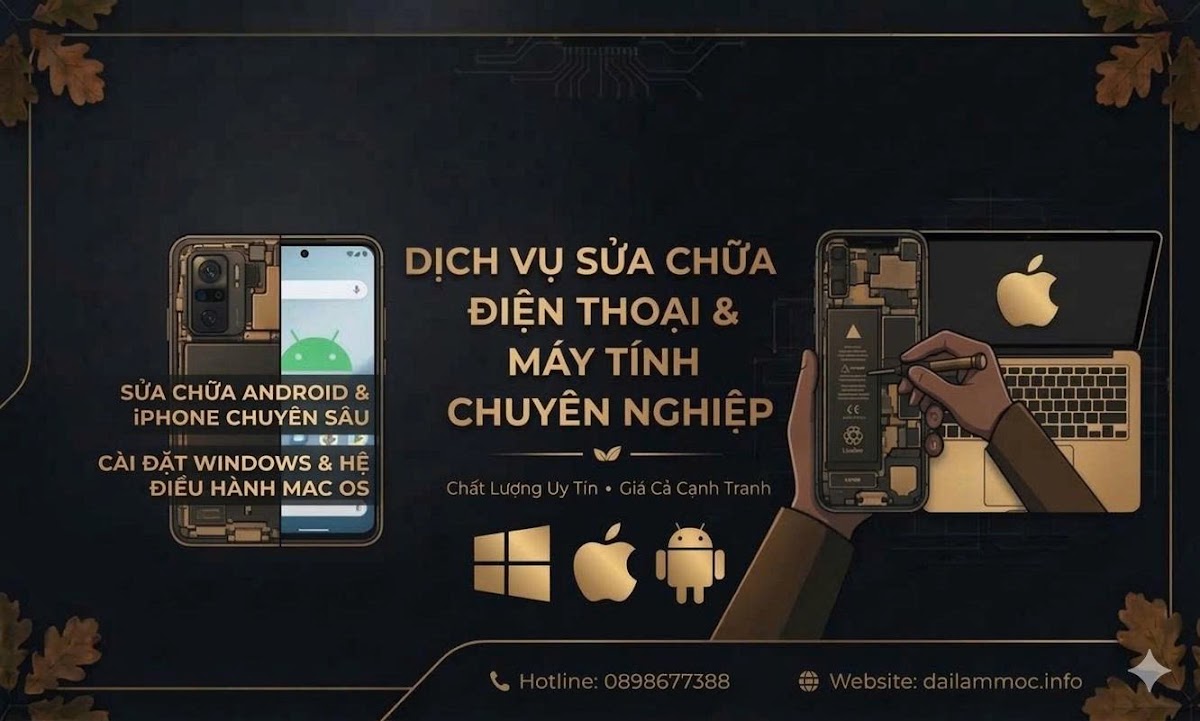 Đại Lâm Mộc (Ép kính, thay màn điện thoại và sửa chữa điện thoại laptop Đông Hưng Thuận)