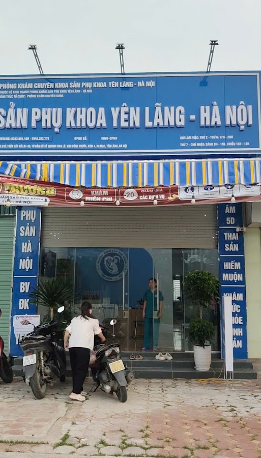 Phòng khám Sản phụ khoa Yên Lãng - Hà Nội