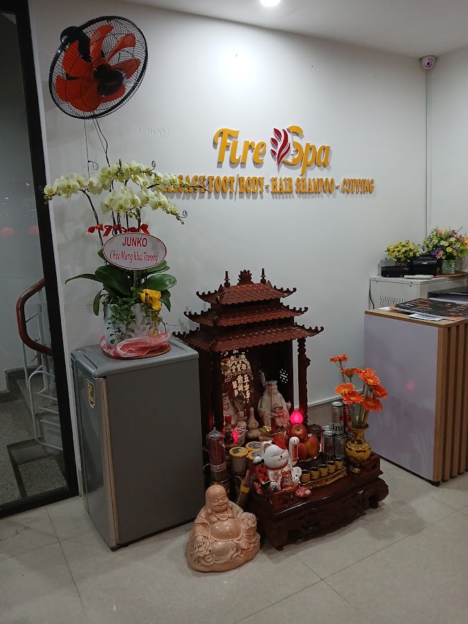 FIRE SPA massage , shampoo, cupping