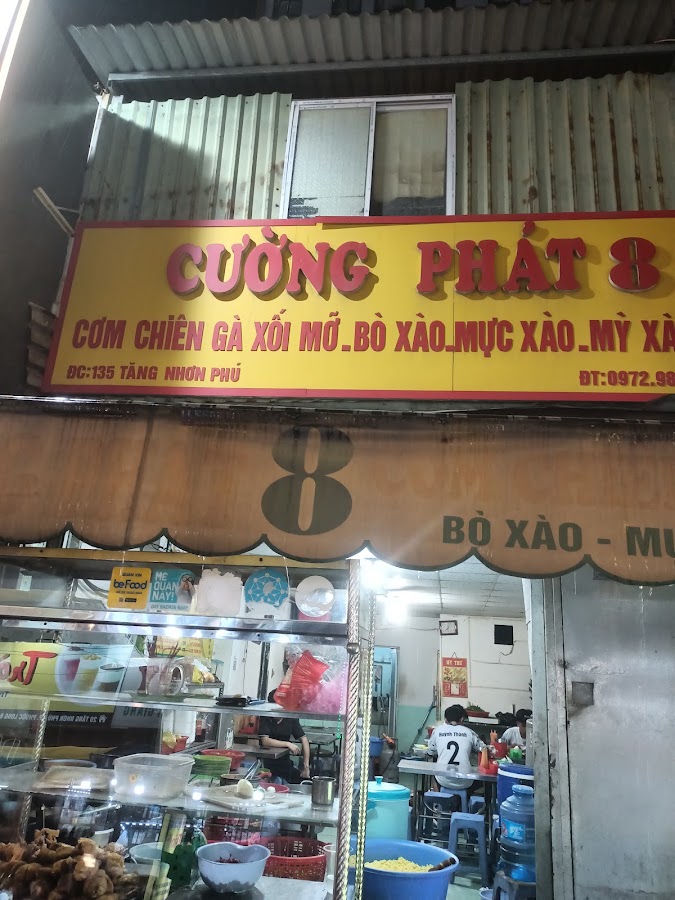 Cơm chiên gà xối mỡ Cường phát 8