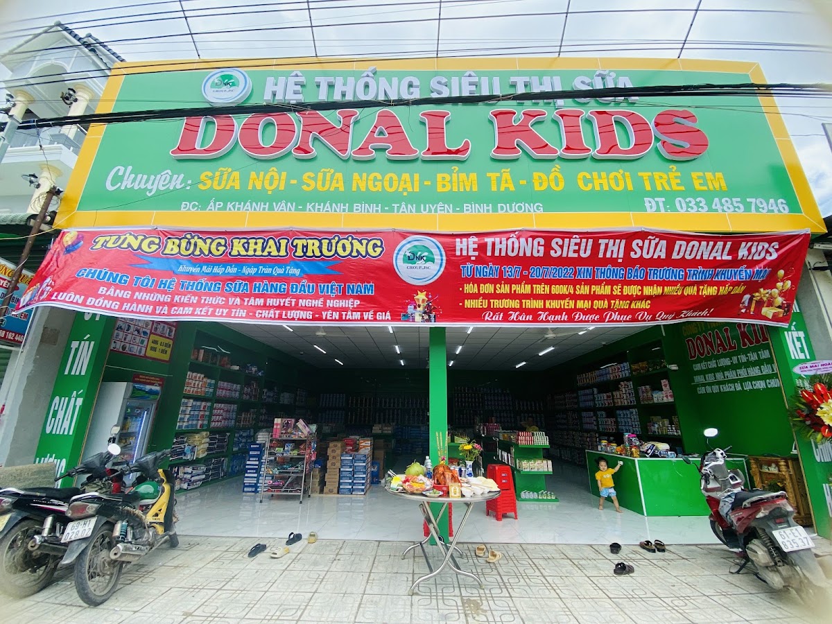 Siêu thị sữa Donal Kids Khánh Bình