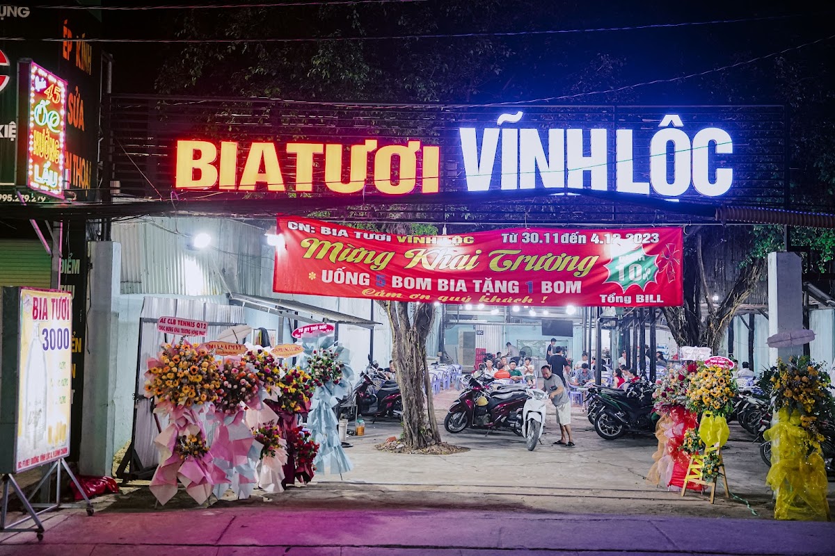 Bia Tươi Vĩnh Lộc - quán Bia Tươi Bình Chánh
