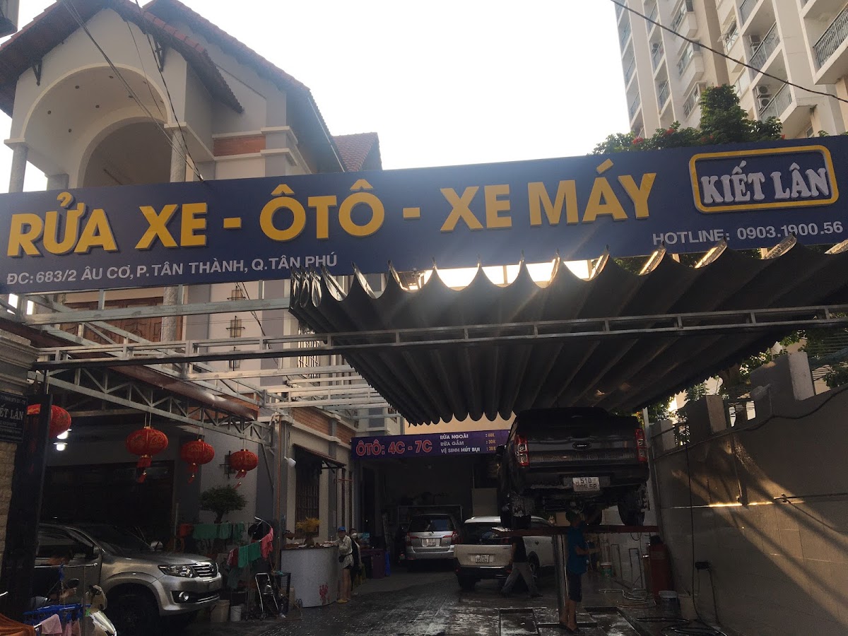 Rửa xe Ô Tô - Xe Máy Kiết Lân