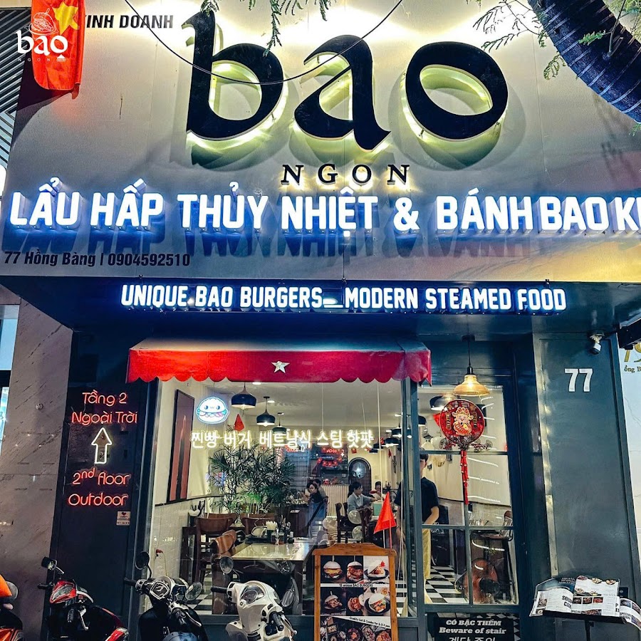 Bao Ngon 1 - Hấp Thuỷ Nhiệt & Bánh Bao Kẹp