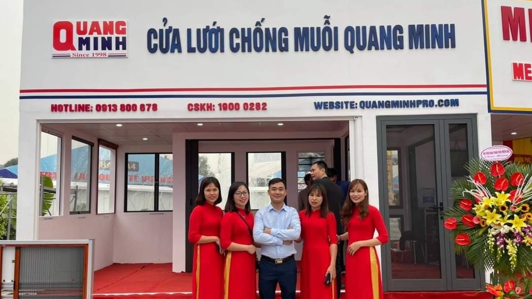 Cửa lưới chống muỗi Quang Minh