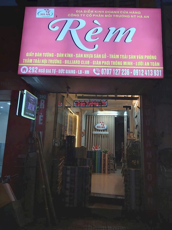 Rèm Cửa,Giấy Dán Tường, Sàn gỗ Hà An