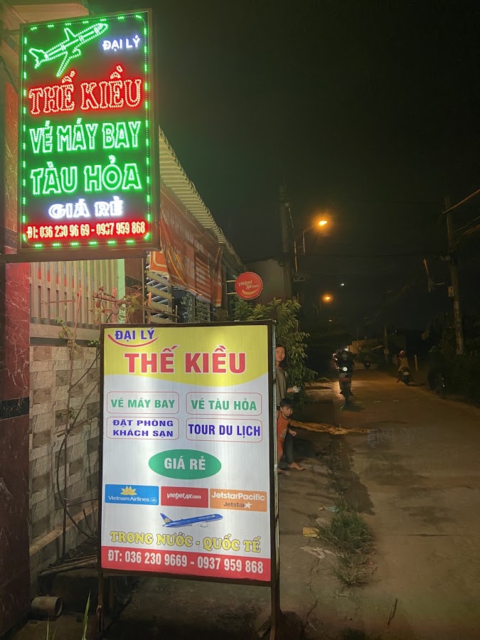 PHÒNG VÉ MÁY BAY - TÀU HOẢ THẾ KIỀU