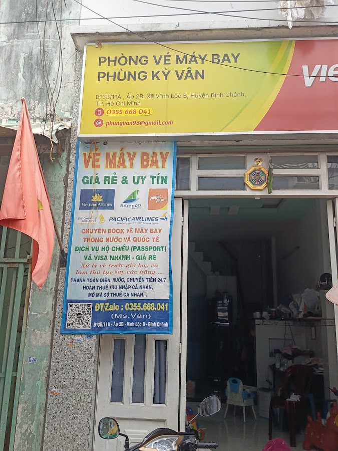 Đại lý vé máy bay Phùng Kỳ Vân