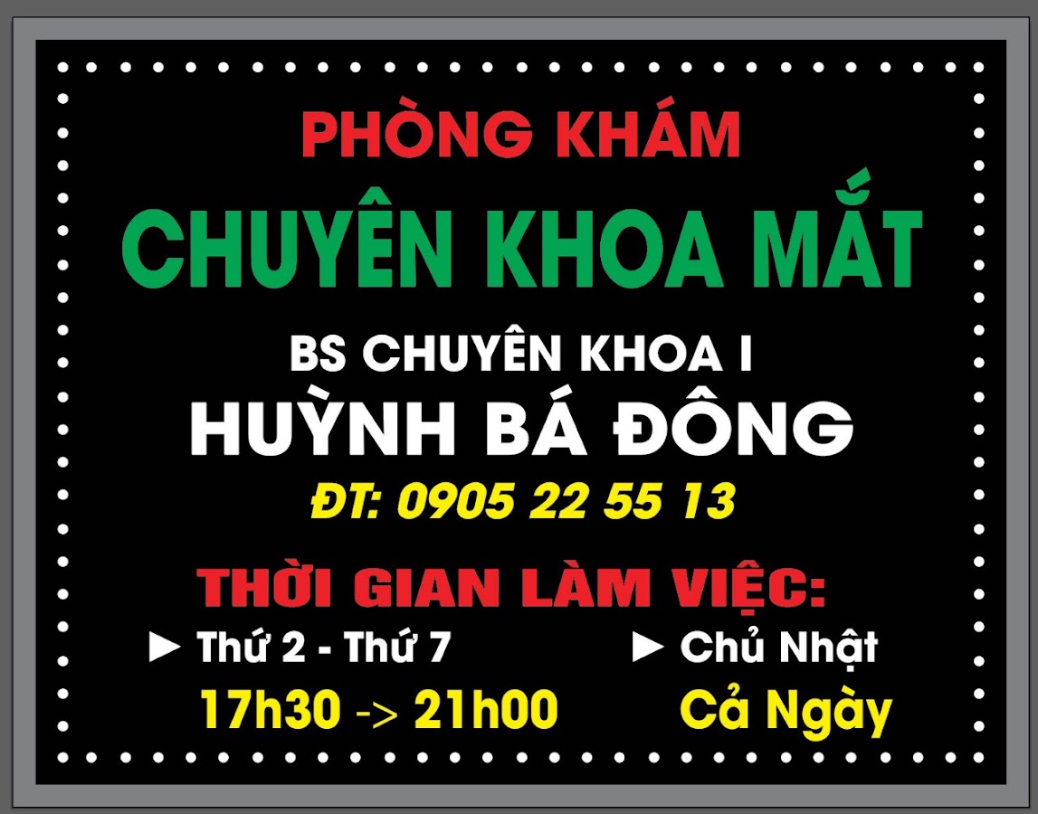 Phòng khám Mắt BS Đông