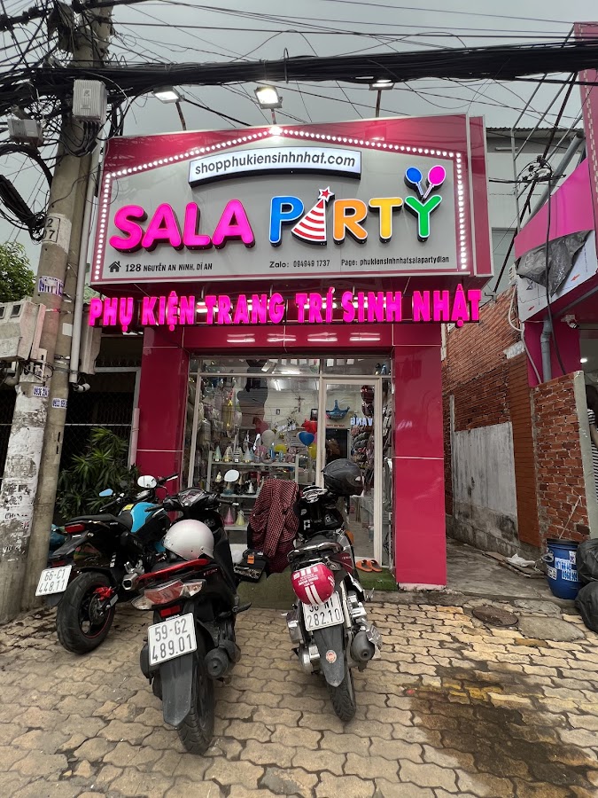 Phụ kiện trang trí sinh nhật Dĩ An - SALA PARTY