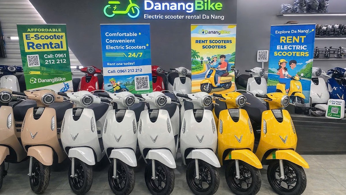50cc Scooter Rental Da Nang - (오토바이 대여 · 摩托车租赁 · バイクのレンタル)