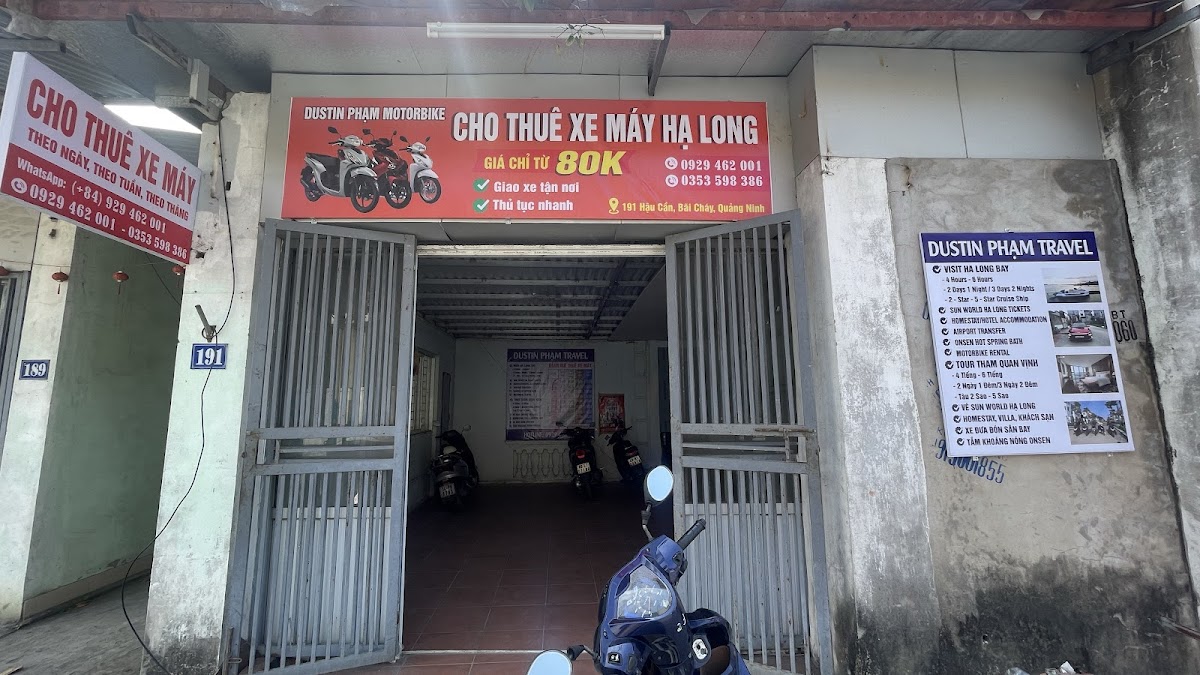 Dustin Phạm Motorbike Rental Ha Long - Thuê Xe Máy Bãi Cháy