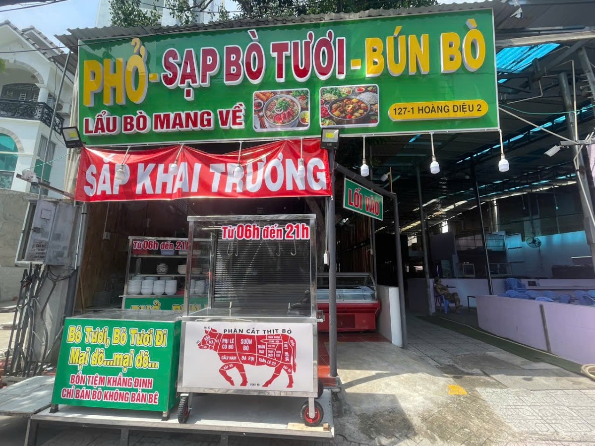 PHỞ - SẠP BÒ TƯƠI - BÚN BÒ