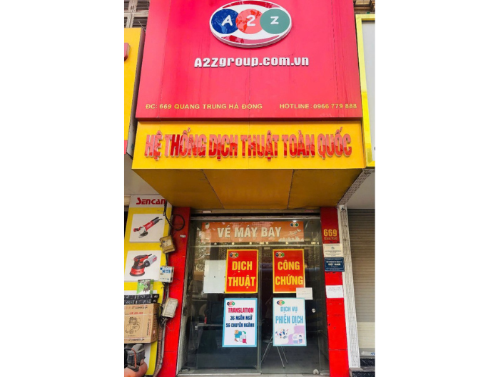A2Z Dịch Thuật Hà Đông