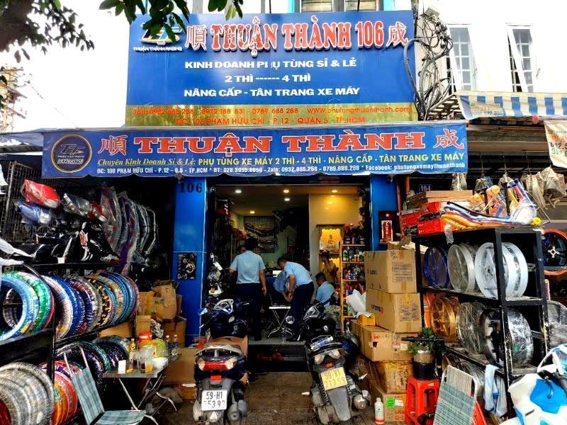 Chợ phụ tùng xe máy Tân Thành