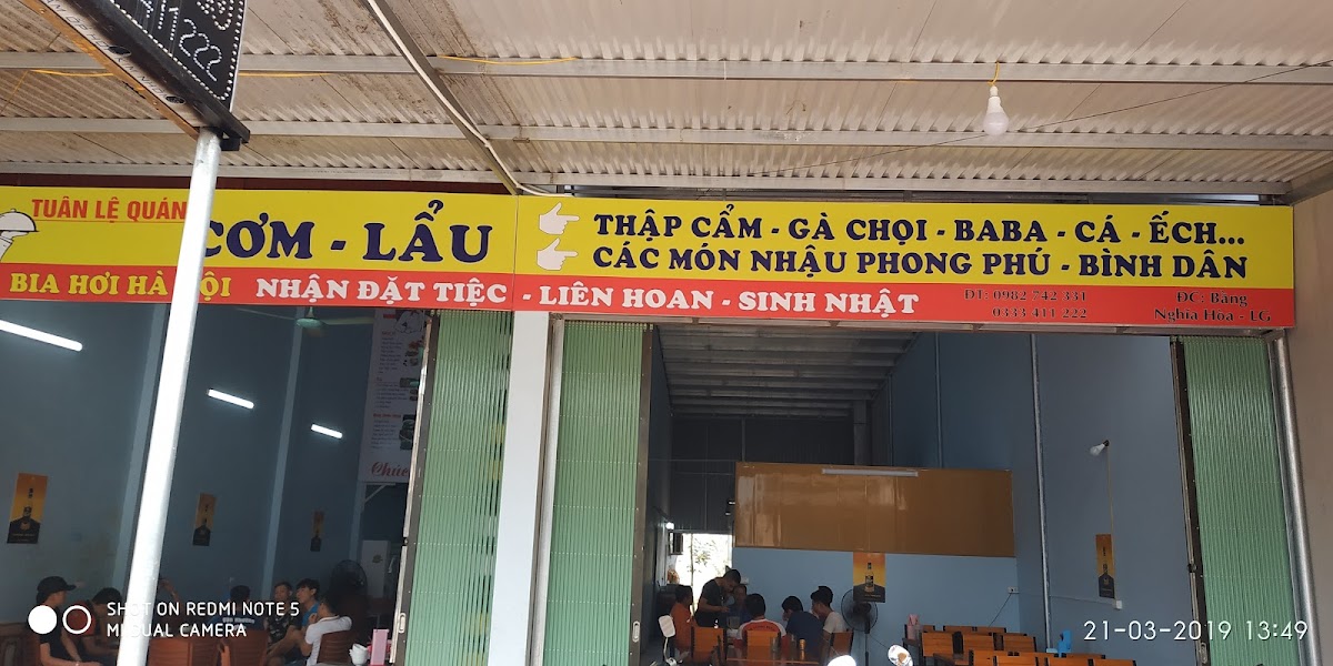 Nhà Hàng Tuân Lệ Quán: cơm lẩu bia hơi