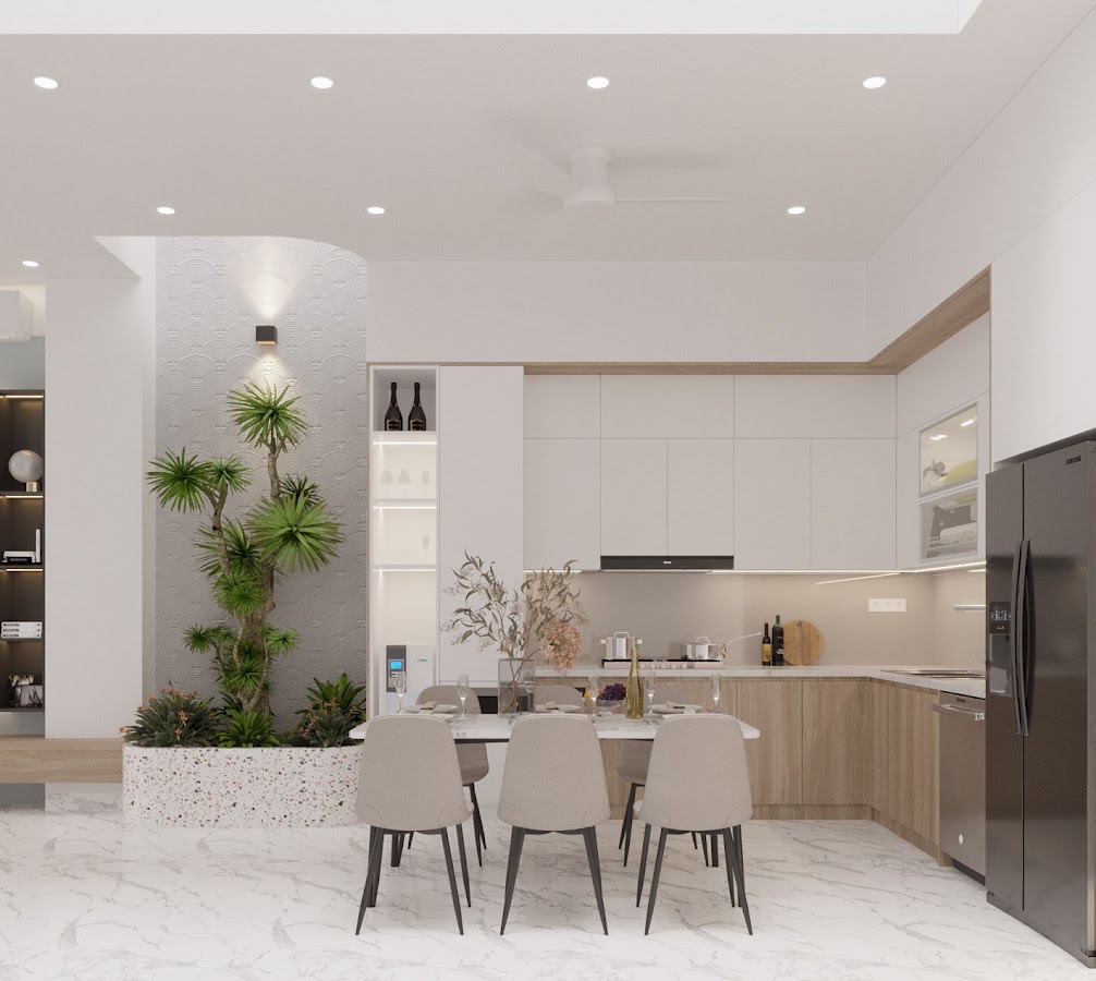 Tủ Bếp Acrylic Đà Nẵng - Thi Công Nội Ngoại Thất HTD DECOR