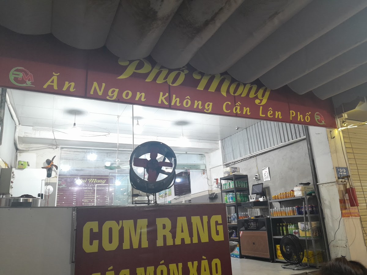 Phở Mong: Phở gia truyền - Bún bò Huế - Cơm rang: Dưa bò, cải bò, thập cầm, đùi gà, sườn lợn- Lẩu