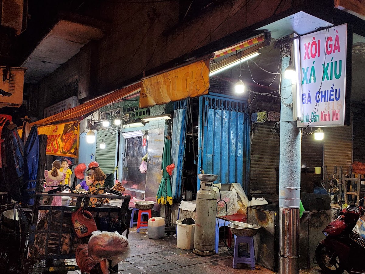 Xôi gà, xôi xá xíu Chợ Bà Chiểu