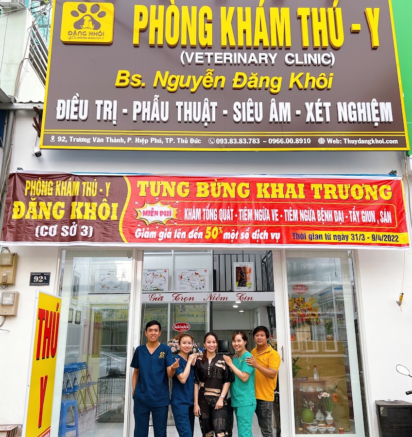 Phòng khám thú y Đăng Khôi Quận 9 ( Chi nhánh 4 )