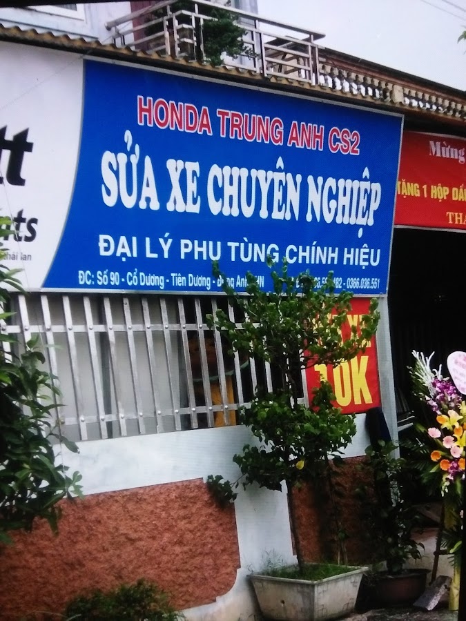 Honda Trung Anh, Cửa Hàng Sửa Chữa Xe Máy