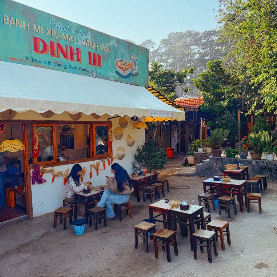 Bánh mì xíu mại, Bánh căn Dinh 3 Đà Lạt
