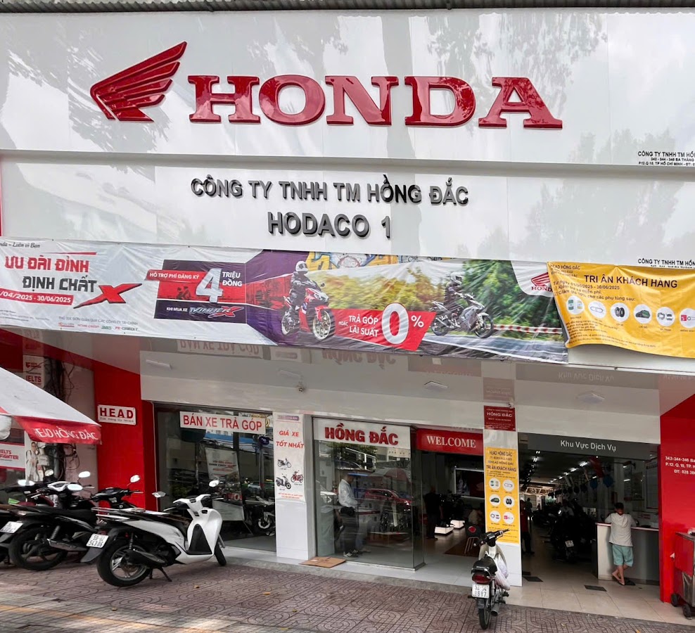 Head Hồng Đắc 1 - Cửa Hàng Xe Máy Honda Ủy Nhiệm
