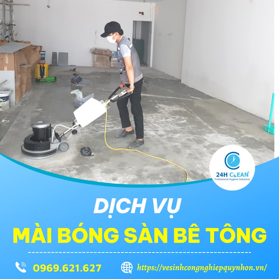 Công ty vệ sinh công nghiệp Quy Nhơn Sạch 24h - sach24hhyg