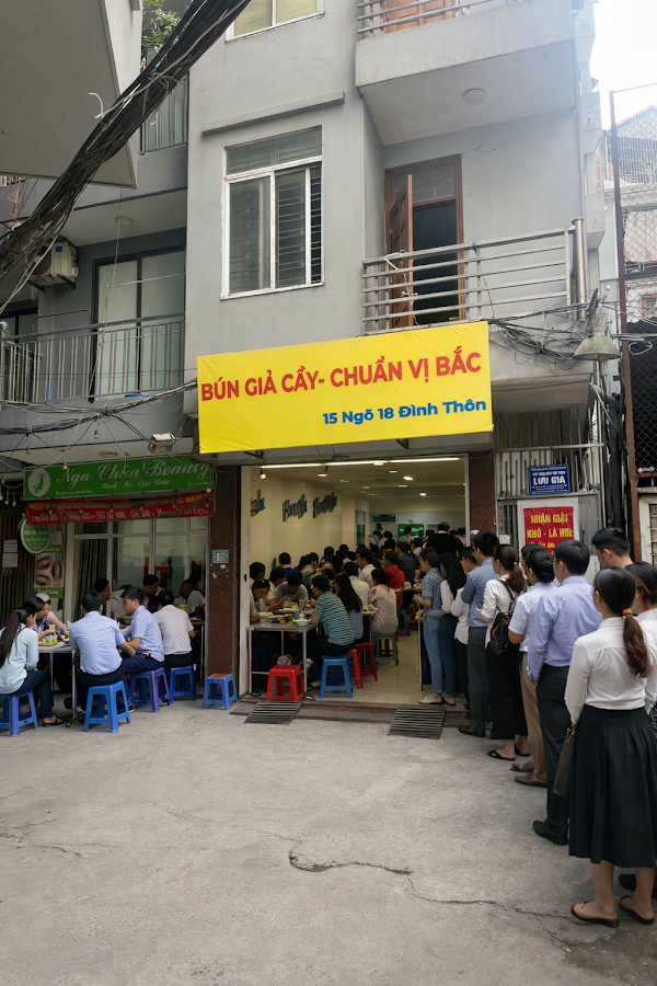 Bún giả cầy ( thịt lợn) - Chuẩn vị Bắc