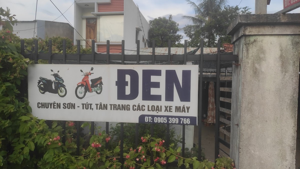 Đen sơn xe máy