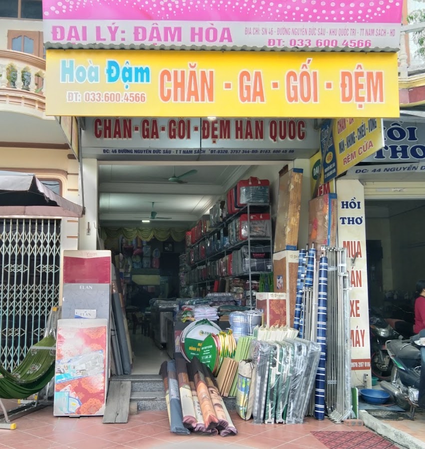 Chăn - Đệm - Rèm cửa - Chiếu - Võng Hoà Đậm