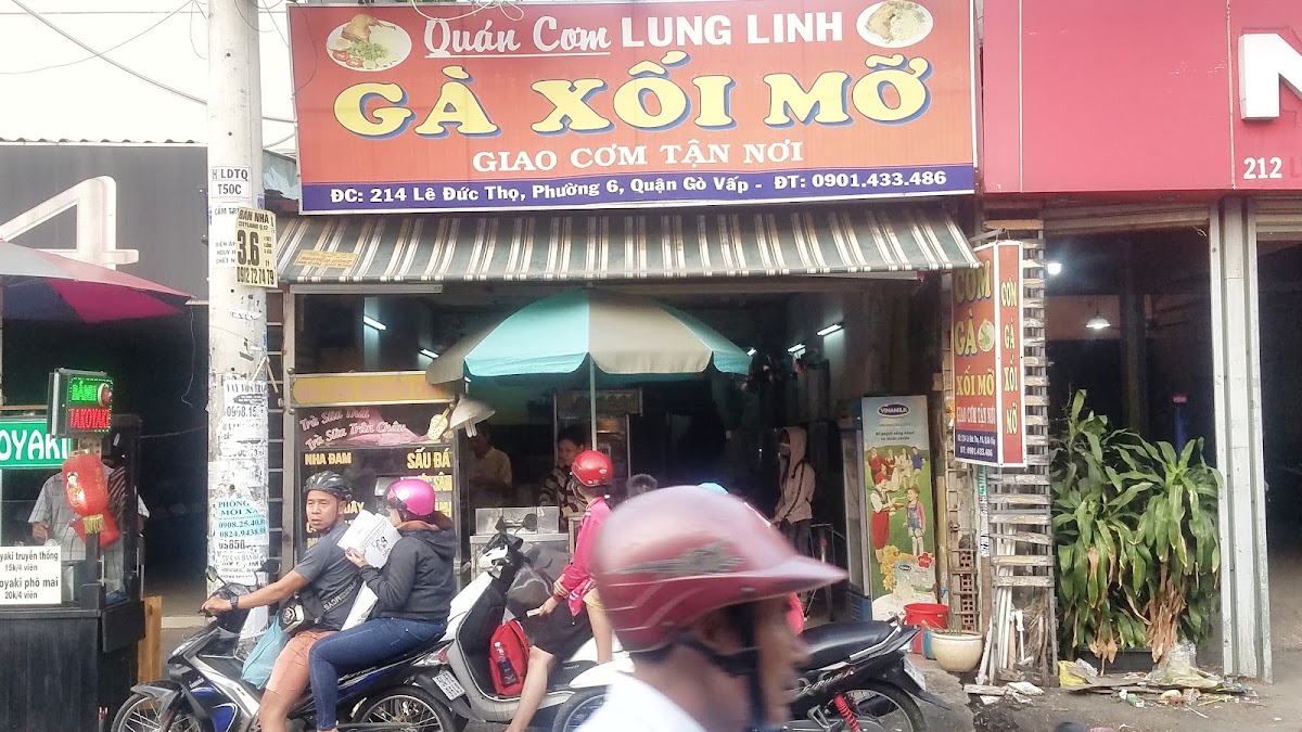 Cơm Gà Xối Mỡ Lung Linh