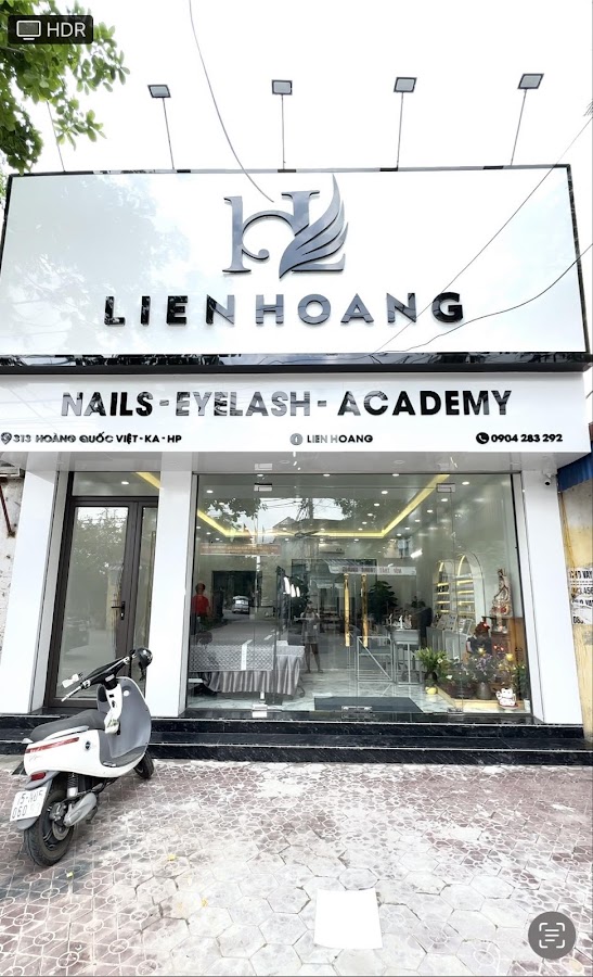 Tiệm nail mi Liên Hoàng