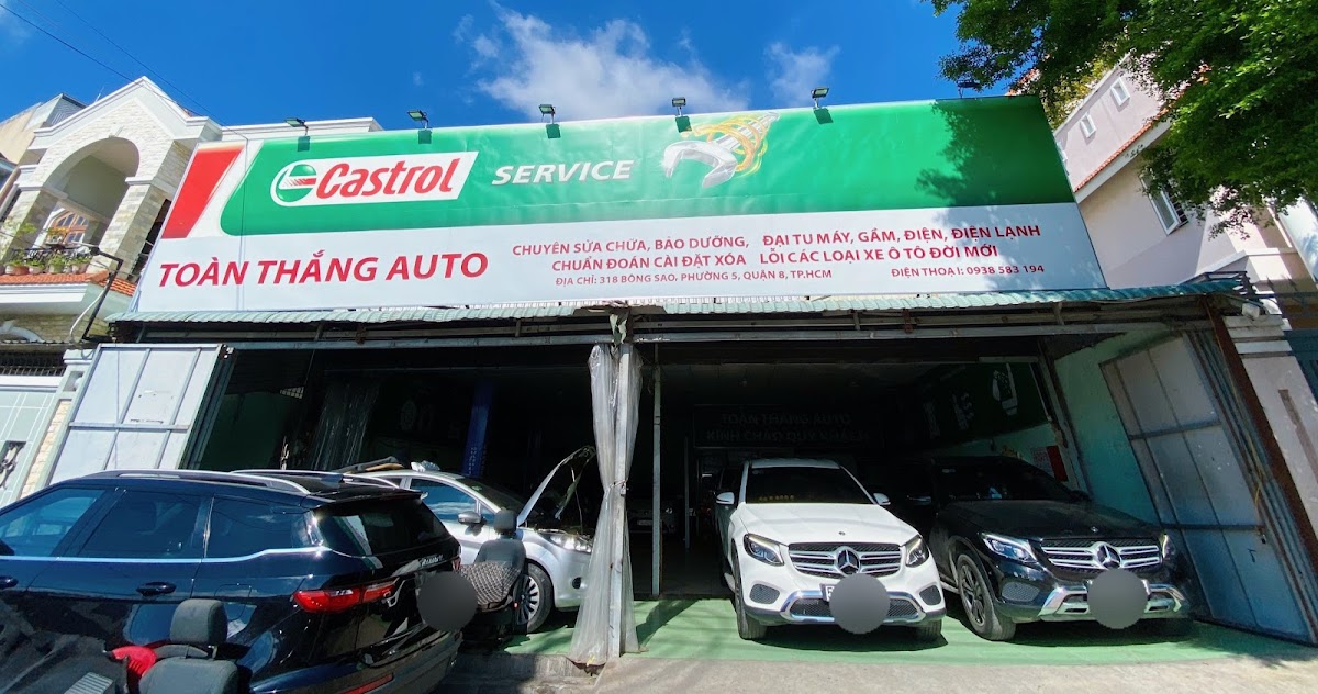TOÀN THẮNG AUTO - Gara ô tô: bảo dưỡng, sửa chữa, chăm sóc xe uy tín chuyên nghiệp