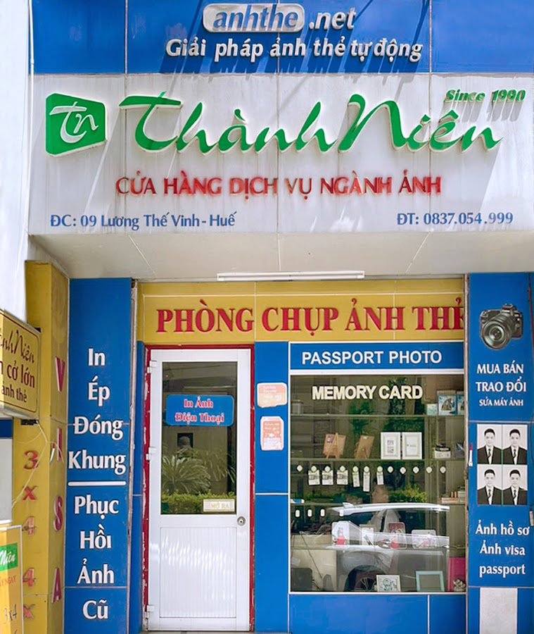 Chụp ảnh thẻ Thành Niên
