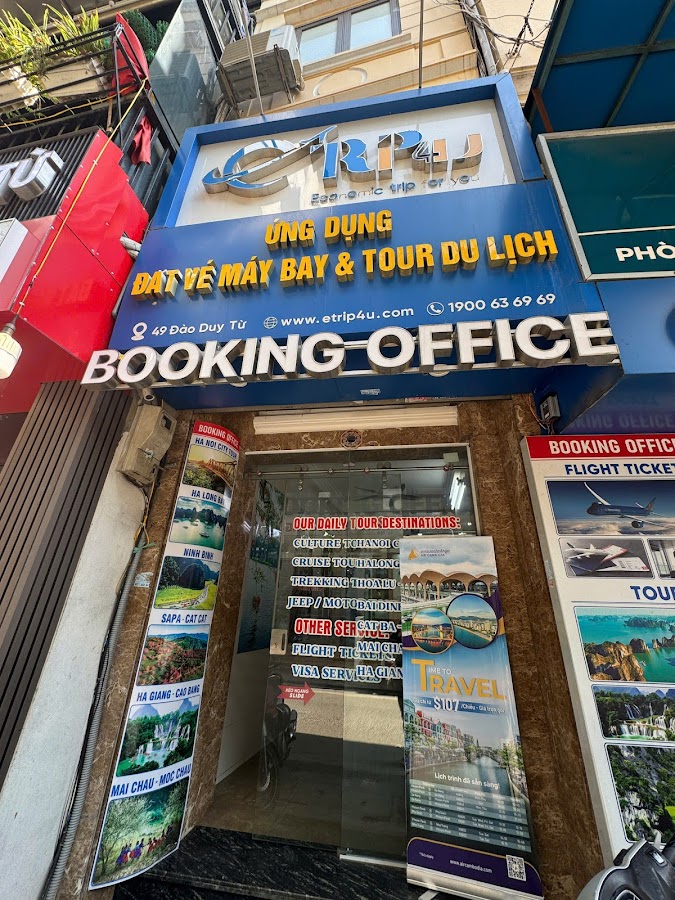 Etrip4u.com - Ứng đụng đặt vé máy bay & Tour du lịch giá rẻ