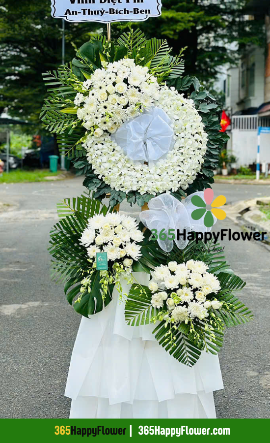 365HappyFlower - Shop Hoa Đám Tang Hoa Viếng Bình Chánh TP.HCM