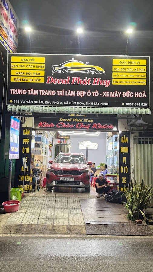 DECAL PHÁT HUY TRUNG TÂM DÁN PPF OTO XE MÁY ĐỨC HOÀ