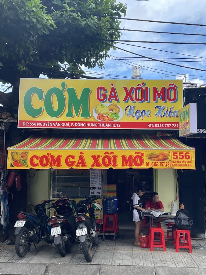CƠM GÀ XỐI MỠ NGỌC HIẾU | CƠM GÀ XỐI MỠ QUẬN 12 | CƠM GÀ TƯƠI NGON
