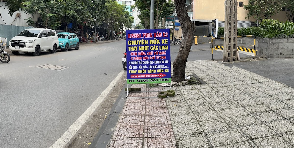 Bãi Rửa Xe RIVERA PARK HẦM B2